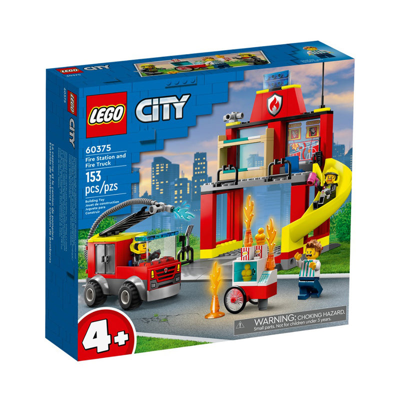 LEGO Fire Station and Fire Truck City