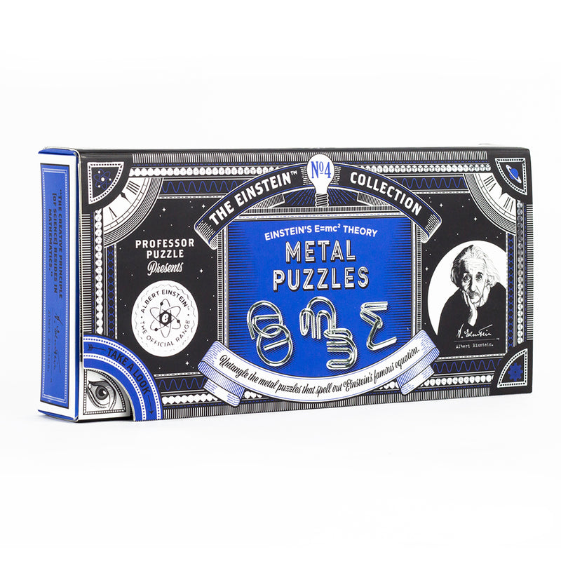 Professor Puzzle E=MC2 Metal Puzzles (The Einstein Collection)